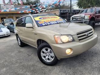 2001 toyota highlander limited v6 low miles!!