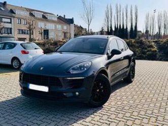 ② porsche macan s 3.0 v6 bi-turbo euro6b — porsche — 2ememain