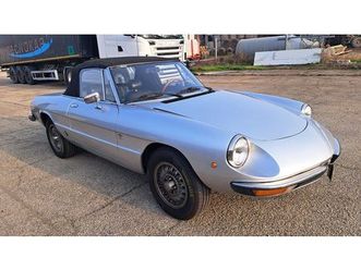 1981 alfa romeo spider (duetto) series 2