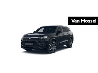 volkswagen tayron - 1.5 ehybrid r-line edition | 204pk | trekhaak inklapbaar | panoramaschuif-kanteldak | blac