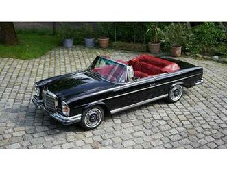 1970 mercedes 280 se 3.5 original cabriolet erst 59.000 km! a vendre