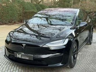 ② tesla model x lr 2024/7p-white/22''wheels/31,000km/€66k ex — tesla — 2ememain