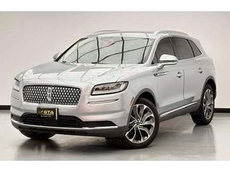 lincoln nautilus 2022 lincoln nautilus presidential, sep/2027 lincoln warranty + service contract, lincoln full servi