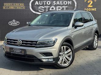 vw tiguan 2,0 tdi highline, full led, navigacija, kuka, veliki servis, 2016 god.
