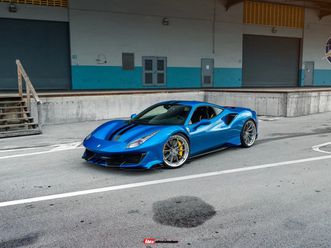 2020 ferrari 488 pista blu corsa limited production low miles