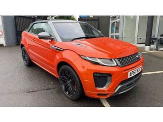 2017 land rover range rover evoque 2.0sd4 hse dynamic lux convertible 2d
