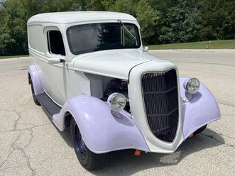 1935 ford panel wagon frame off restoration-fresh motor 350 v8