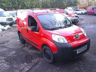 2010 peugeot bipper 1.4 hdi 70 s panel van diesel manual