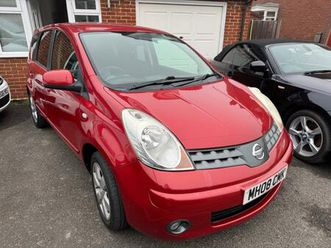 2008 nissan note 1.6 acenta r 5dr auto mpv petrol automatic