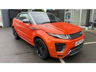 2017 67 land rover range rover evoque 2.0 sd4 hse dynamic convertible 2dr diesel