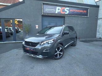 peugeot 5008 1.5 bluehdi gt line 7 places*toit pano*gps*camera*