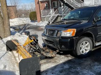 pick up avec gratte à neige