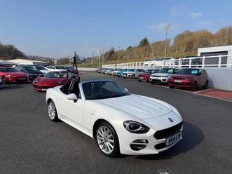 2018 18 fiat 124 spider 1.4 multiair lusso plus convertible manual urban white