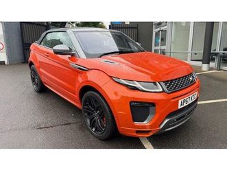 2017 67 land rover range rover evoque 2.0 sd4 hse dynamic convertible 2dr diesel auto 4wd euro 6 (s/s) (240 ps)