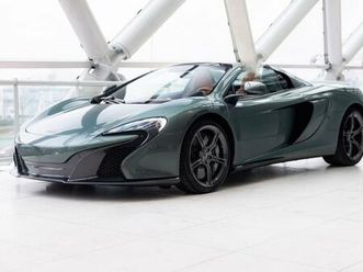 mclaren 650s spider v8 3.8 mso chiltern green configuration unique