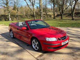 2006 saab 9-3 1.8t vector 2dr convertible petrol manual