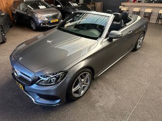 mercedes-benz c-klasse cabrio 180 edition 1 *amg*navi*nek verw*cruise-control*1ste eign*