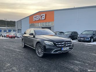 e 220 d 4matic allterrain ** webasto / airmatic / panorama / ilmastoidut istuimet / dtr+ / widescreen / vetokoukku **