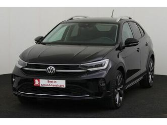 volkswagen taigo 1.0 tsi life dsg 1.0 tsi life dsg + carplay + gps + camera + pdc + cruise (acc) + leder/alcantara + alu 18