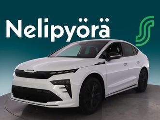 skoda enyaq coupé 85x 4x4 rs - korkokampanja 0,4 % + kulut! - uusi rekisteröimätön auto nopeaan toimitukseen | vetokoukku, sähköisesti esiin taittuva | advanced
