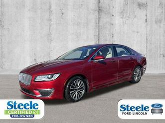 used 2018 lincoln mkz select