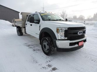 used 2019 ford super duty f-550 drw xl 6.7l diesel 4x4 new brakes only 128000 kms