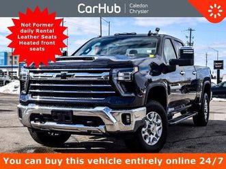 used 2024 chevrolet silverado 3500hd ltz 4wd crew cab 159 6.6l leather leather 6 passengers remote start