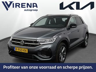 volkswagen t-roc 1.5 tsi r-line automaat - stoelverwarming - achteruitrijcamera - navigatie - all season banden - trekhaak - - virena zekerheidspakket t.w.v. 89