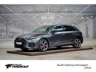 audi a3 sportback 45 tfsie s line optikschwarz matrix