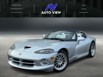 used 1999 dodge viper rt/10 **8l v10**clean carfax**