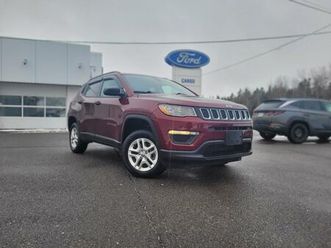 used 2021 jeep compass sport awd w/new rear brakes