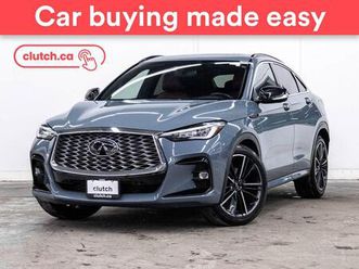 used 2022 infiniti qx 55 sensory w/ apple carplay & android auto, sunroof, heated steering wheel