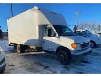 2007 ford e350 econoline cutaway cube van active inspected gas