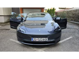 tesla model 3, novi model, highland premium awd lr dual motor 2024, 2023 god.