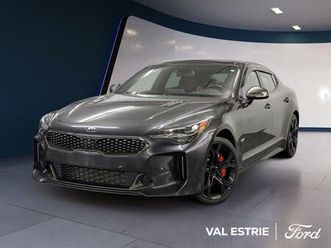 kia stinger 2019 gt/awd/mags/cuir/toit pano/v6 3.3l bi-turbo
