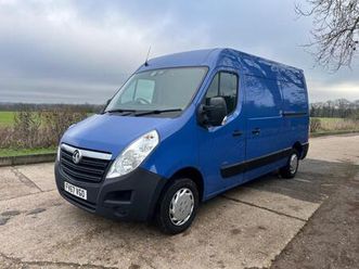 2017 vauxhall movano 2.3 cdti h2 van 130ps panel van diesel manual