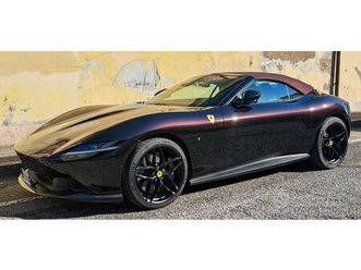 ferrari roma spider 3.9f1 dct nero purosangue/