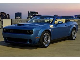 4,900-mile 2023 dodge challenger r/t scat pack widebody convertible conversion