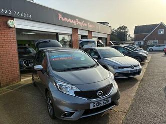 2016 nissan note n-tec 1.2 5 dr (5) euro 6 (80 ps) (start/stop) petrol manual petrol