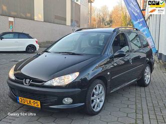 peugeot 206 sw - 2.0 gti*nap*apk*airco*rijd rem schakel zeer goed*inruil mog