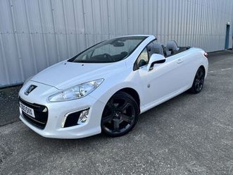 2013 peugeot 308 cc 1.6 roland garros thp (156bhp) (nav)
