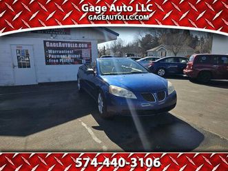 used 2006 pontiac g6 gt w/ premium value package mishawaka in 46544