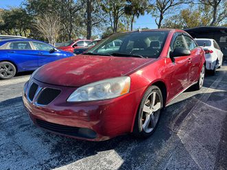 used 2009 pontiac g6 sedan jacksonville fl 32225