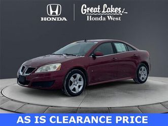 used 2009 pontiac g6 sedan w/ preferred package elyria oh 44035