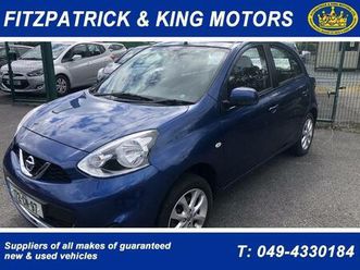 2017 nissan micra 1.2 sv e6 4dr