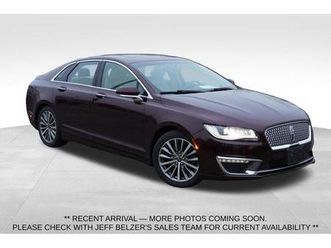 used 2017 lincoln mkz select