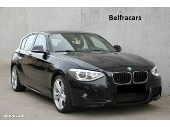 bmw série 1 116i 136ch pack m siegchauf/parksensor/ja/xenon/gar12mois