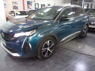 peugeot 3008 ii phase 2 hybrid4 300 ch gt pack eat8 01/21 40mkm 4 roues motrices 1°m /france carplay/gps/tel/ja18/angles mort/camera+radars/regul adapt/coffre e