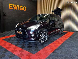 ds automobiles ds 3 cabrio 1.6 hdi 120ch - sport chic - carplay - cuir - phares led