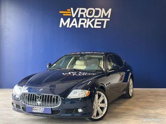 maserati quattroporte 4.7 v8 430ch - suivi complet maserati - radars de stationnement - excellent etat